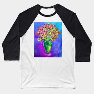 Summer Flowers Baseball T-Shirt